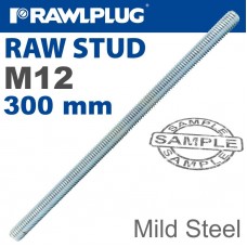 MILD STEEL STUD M12-300MM